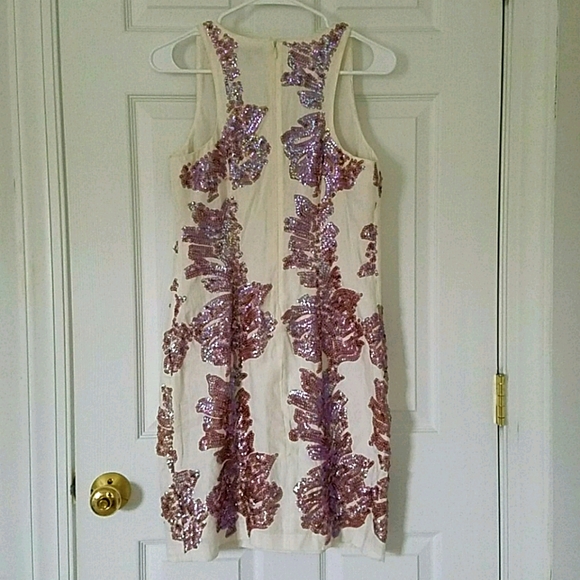 J. Crew Floral Iridescent Sequin Dress - Picture 5 of 5